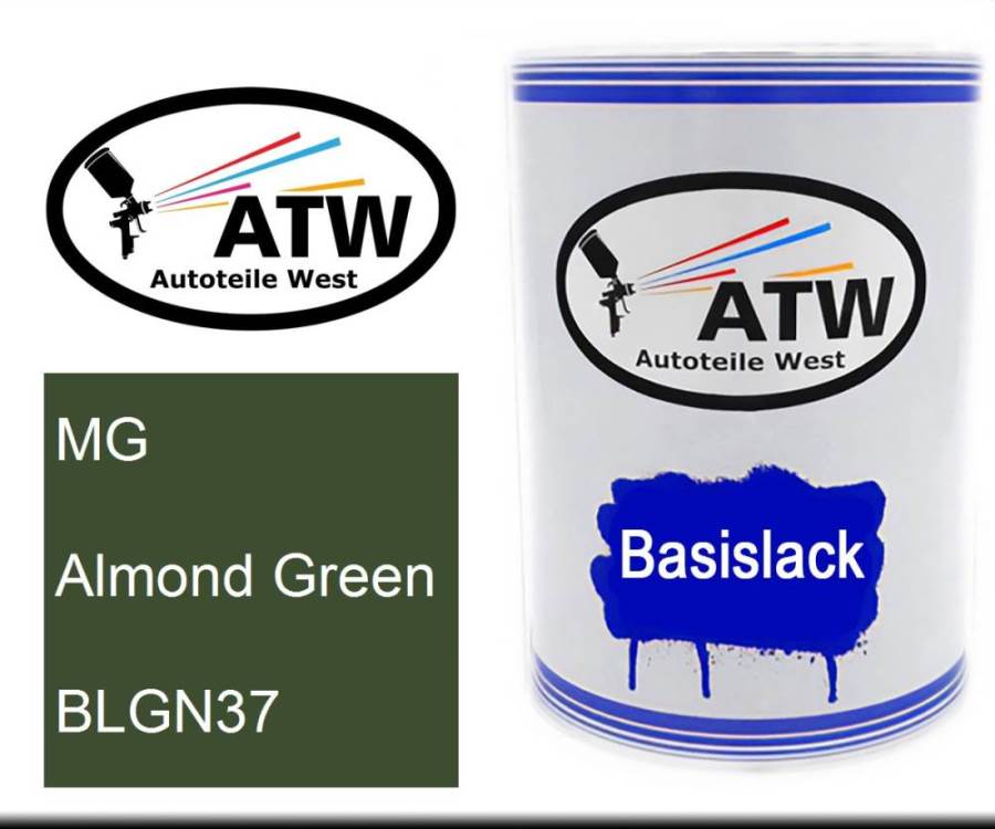 MG, Almond Green, BLGN37: 500ml Lackdose, von ATW Autoteile West.